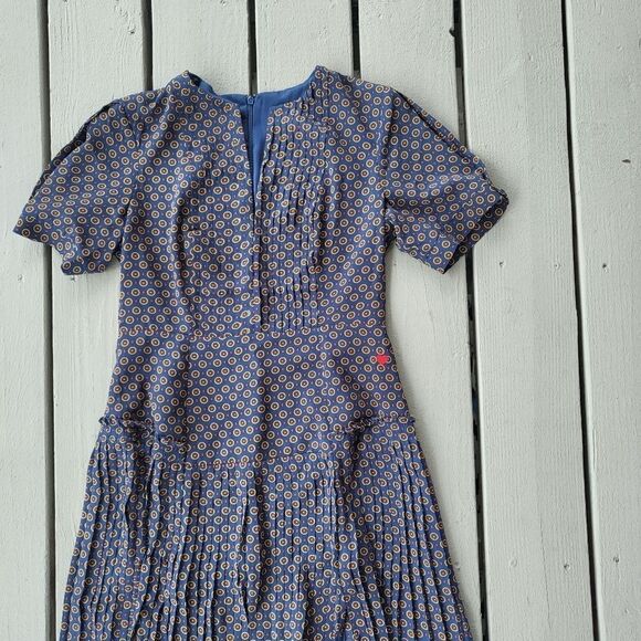 Dear Drew by Drew Barrymore Elizabeth Street Short Sleeve Pleated Dress Size 4‎ - Picture 5 of 8